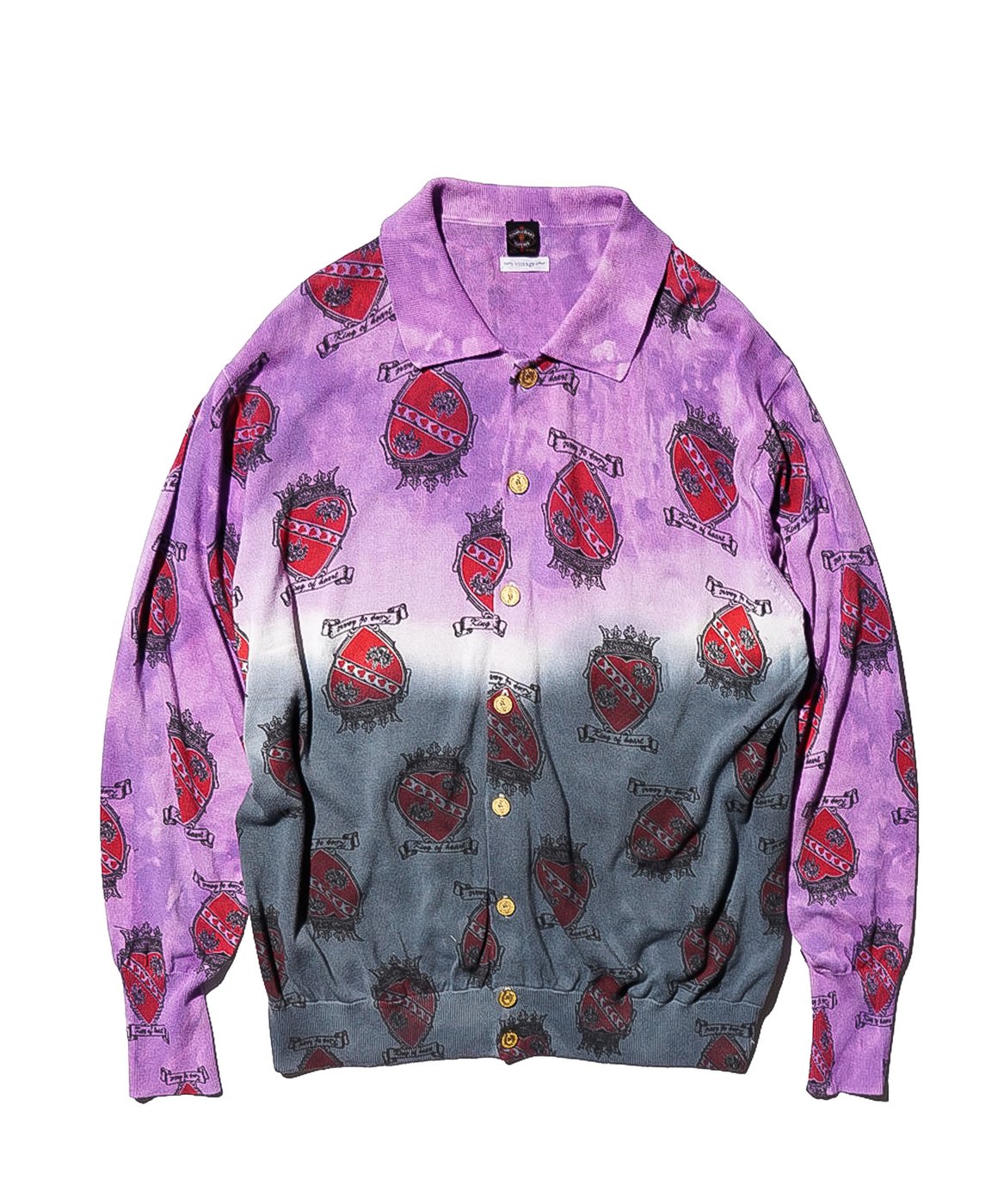 TOWNCRAFT ONE IN THE WORLD PRINTED HAND-DYE COTTON KNIT プリント ハンドダイ コットンニット 一点物 リメイク