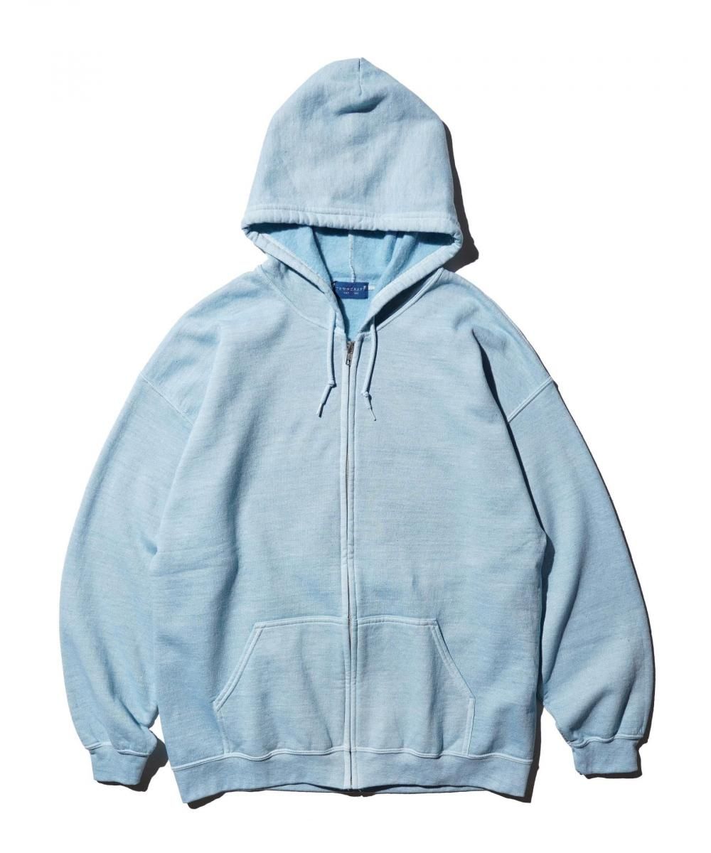TOWNCRAFT 90S PIGMENT FULL ZIP HOODIE 新作 ピグメント フルジップ フーディー