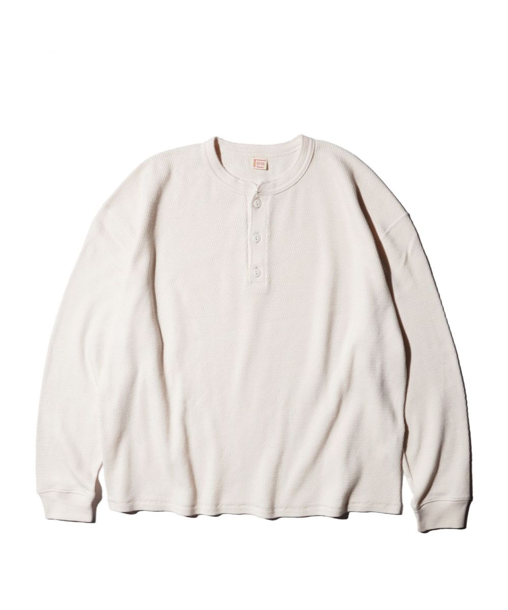 TOWNCRAFT COTTON THERMAL 3B HENLEY TEE 新作 コットン サーマル 3B ヘンリーTシャツ