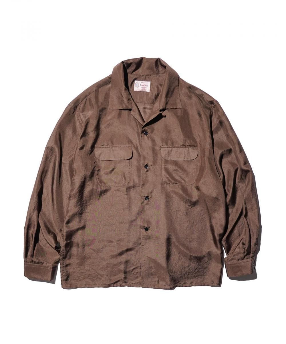 TOWNCRAFT 40S SILK W-FLAP LOOP COLLAR SHIRT 新作 シルク Wフラップ ループカラーシャツ