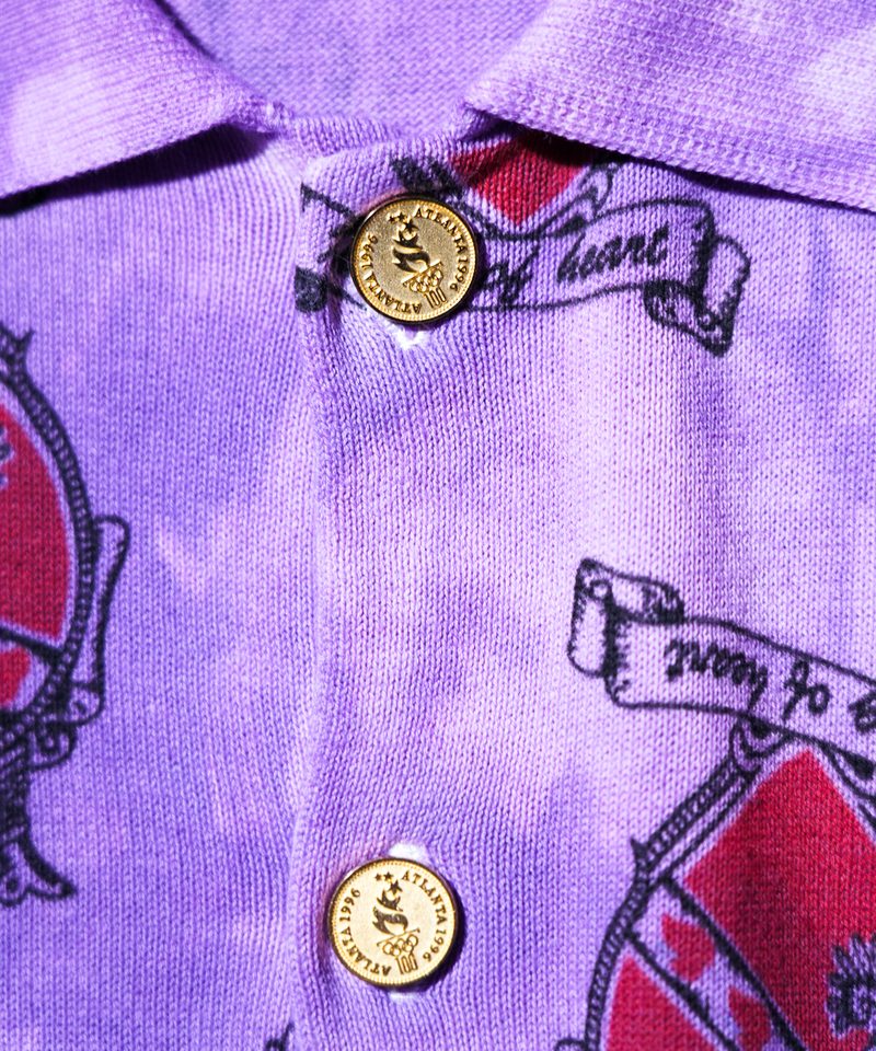 TOWNCRAFT ONE IN THE WORLD PRINTED HAND-DYE COTTON KNIT ディテール