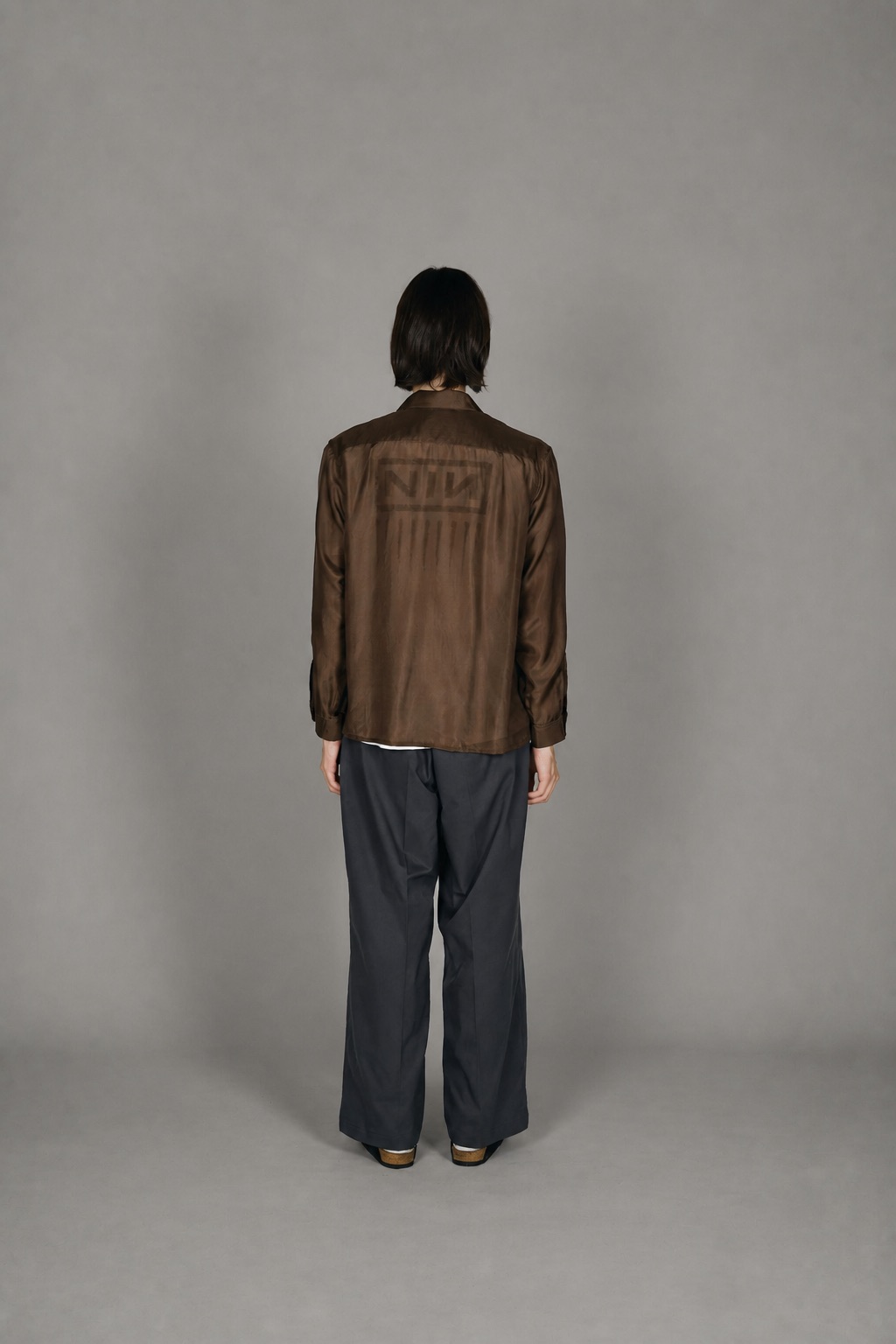 TOWNCRAFT 40s Silk Loop Collar Shirt