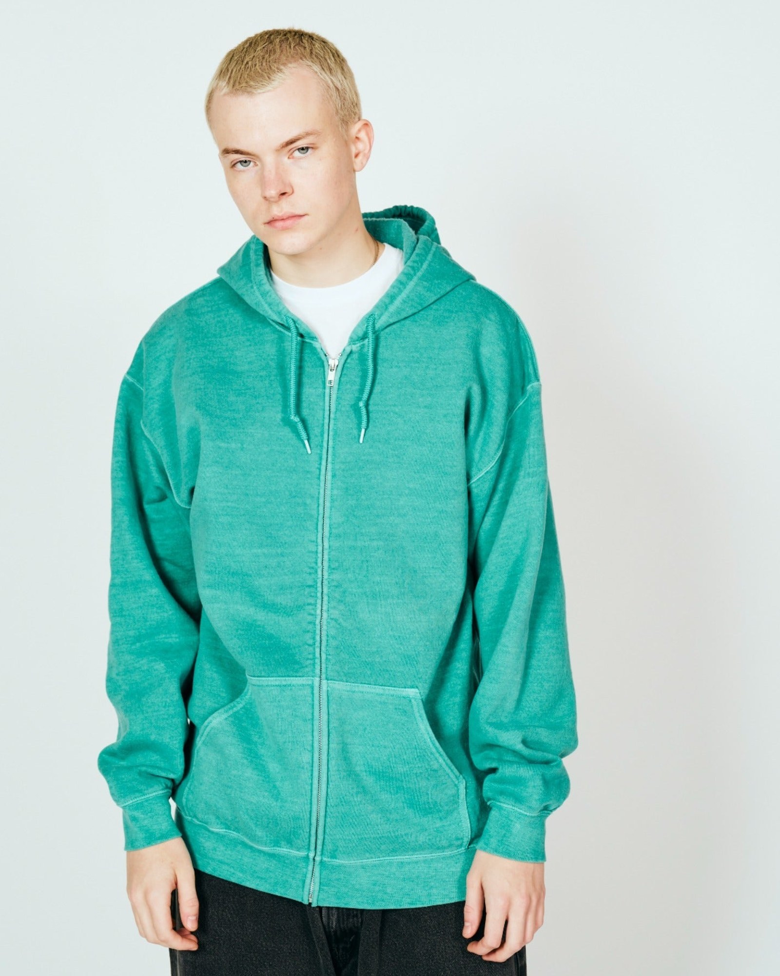 TOWNCRAFT 90s Pigment Full Zip Hoodie