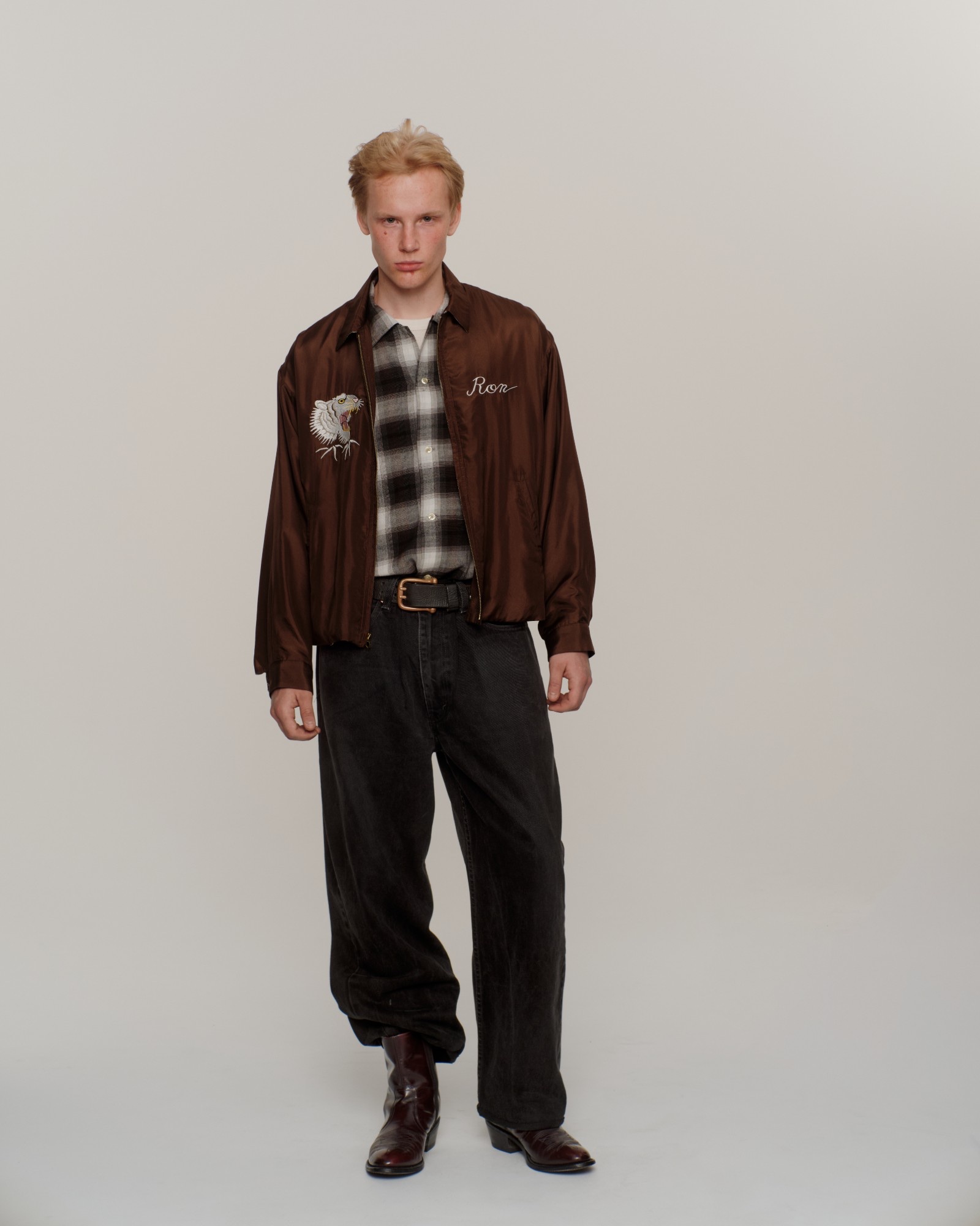 TOWNCRAFT Silk Rockabilly Blouson