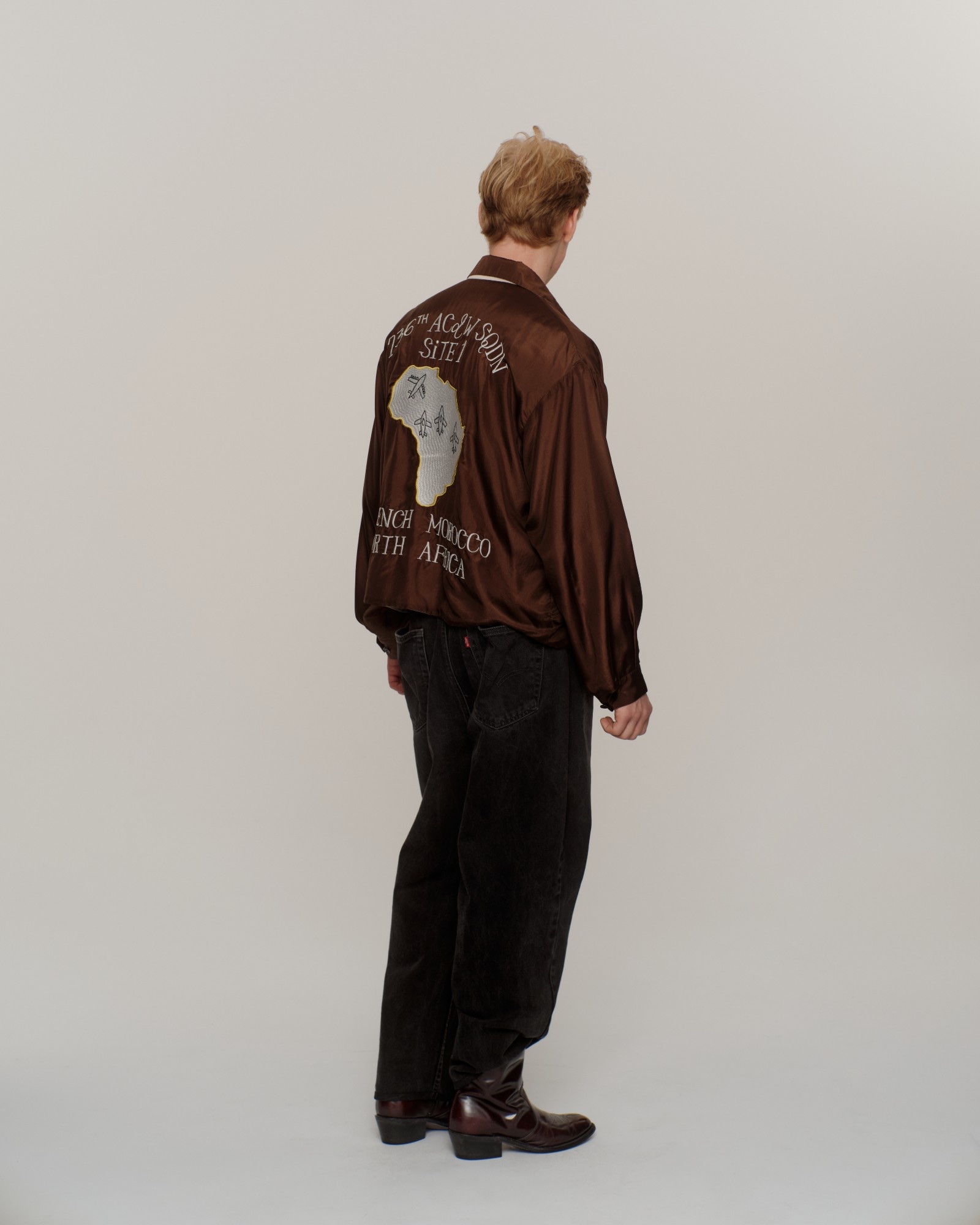 TOWNCRAFT Silk Rockabilly Blouson